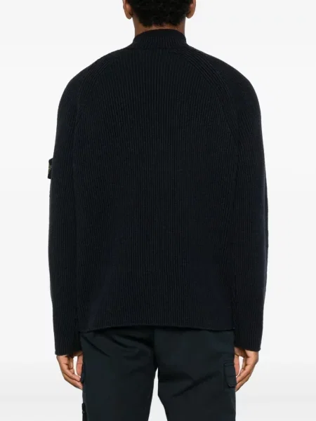 Пуловер Stone Island камъни синьо