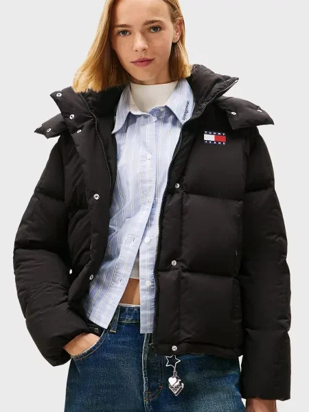 Джинсовая куртка Tommy Jeans черная