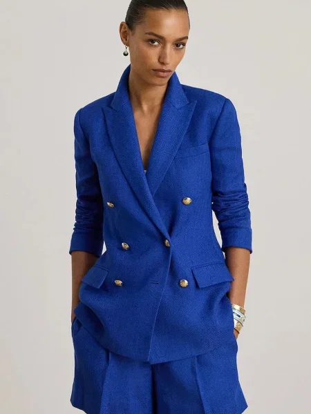 Lauren Ralph Lauren jachetă cu in albastru