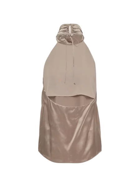 Top Club21 Collection din satin gri