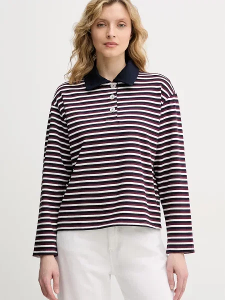 United Colors of Benetton longsleeve bordowa