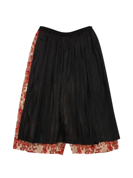 Pantaloni scurți Comme Des Garçons Tao cu model floral cu imagine negru