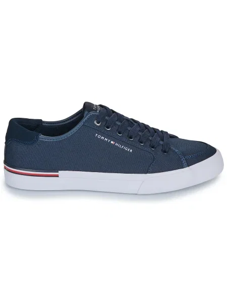 Plátené tenisky Tommy Hilfiger modrá