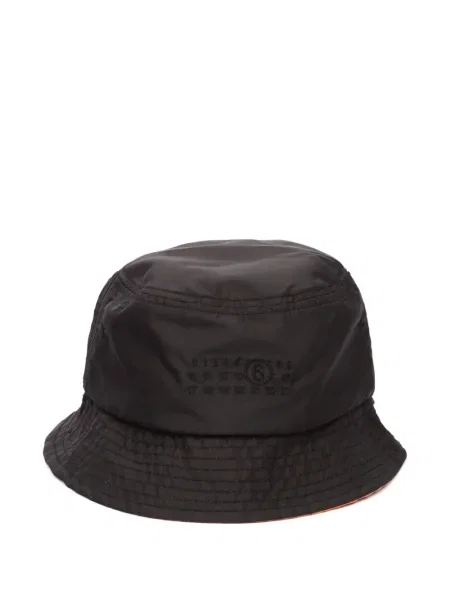 Pălărie Mm6 Maison Margiela cu broderie negru