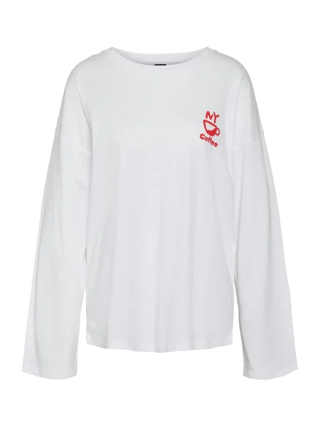 Noisy may Tricou NMIDA roși aprins alb