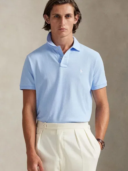 Polo Ralph Lauren polo tričko Ralph Lauren modré