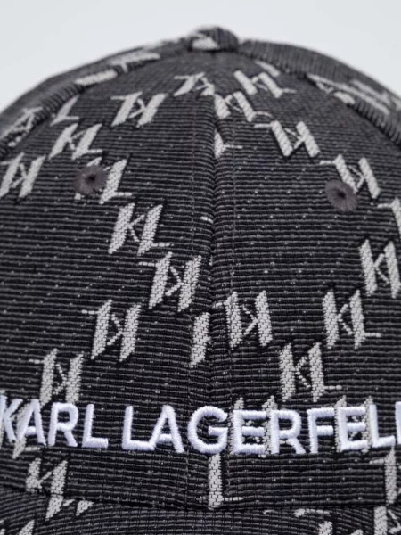 Kapa s šiltom Karl Lagerfeld črna