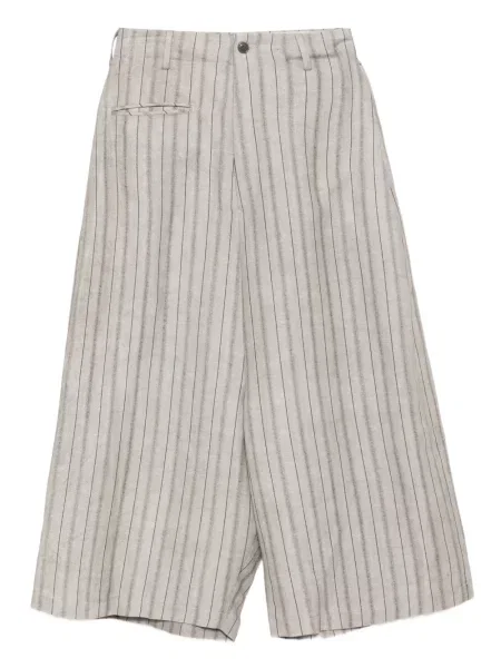 Pantaloni Yohji Yamamoto cu dungi gri
