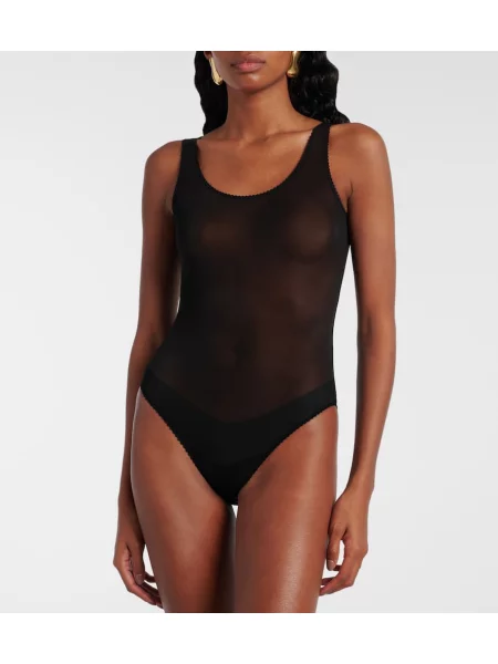 Body Magda Butrym transparente negru