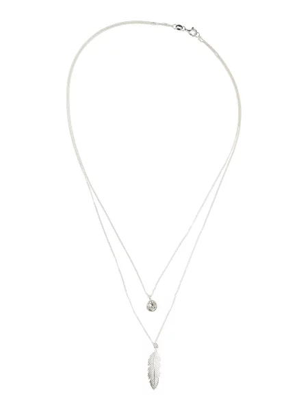 ELLI Verižica Feder Boho' srebrna