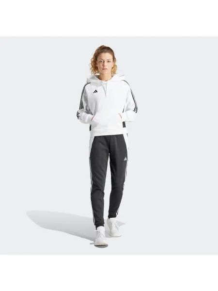 ADIDAS PERFORMANCE Hanorac sport Tiro negru alb