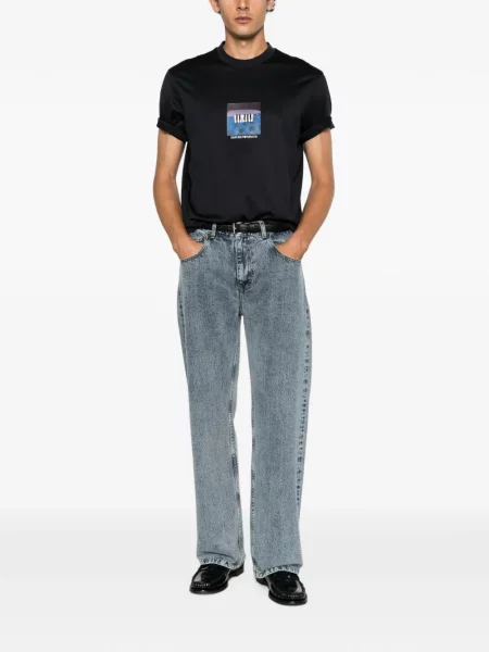 Μπλούζα Emporio Armani με σχέδιο μαύρο