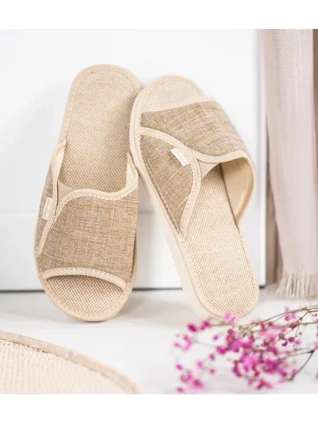 Papuci Natural Style bej