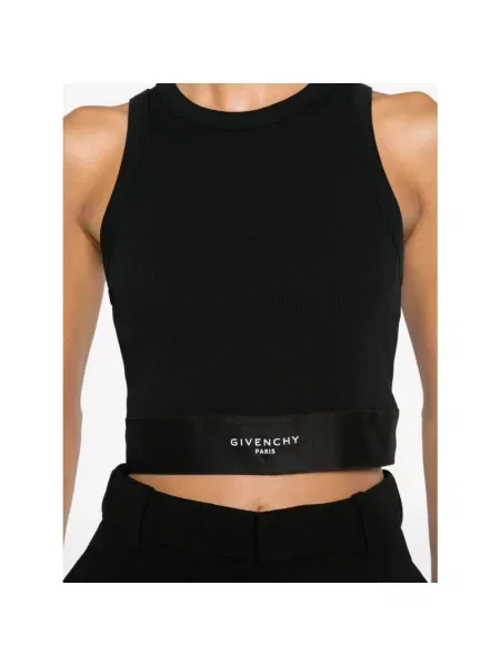 Top Givenchy bez rękawów czarny