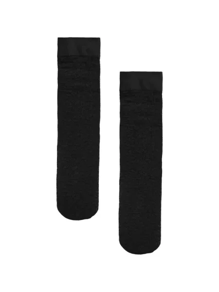Șosete Wolford cu model floral din jacard negru