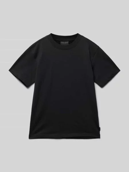 T-shirt z nadrukiem z motywem na plecach model ‘MOLANO’ Cars Jeans czarna