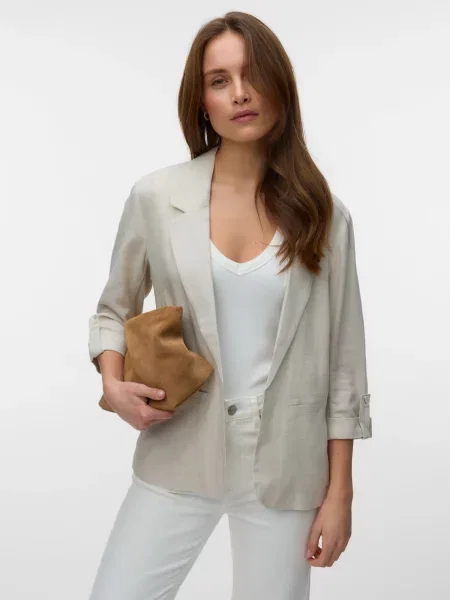 VERO MODA Sacou VMROSIE' gri