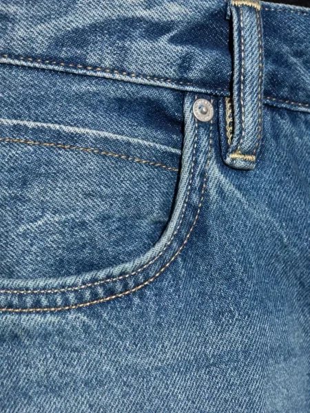 Blugi Allsaints cu 5 buzunare albastru