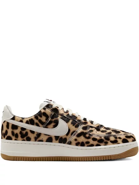 Sneakerși Nike Air Force 1 cu imagine cu model leopard maro