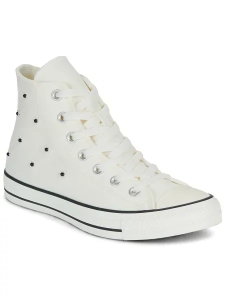 Pantofi Converse cu mărgele alb