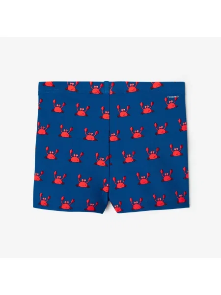 Bokserki pływackie dla malucha Decathlon Titou Kraby niebieskie