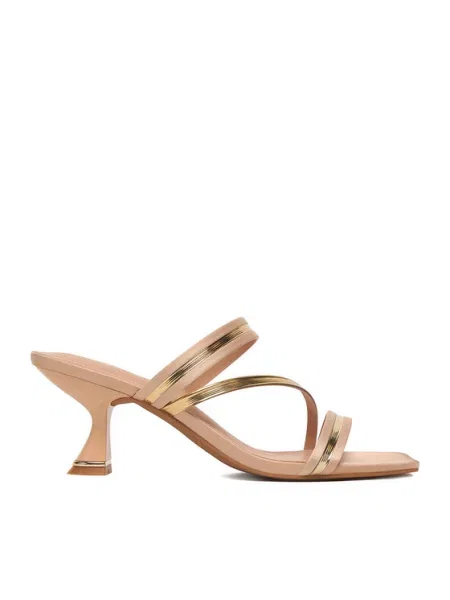 Шлепанцы Jenny бежевые