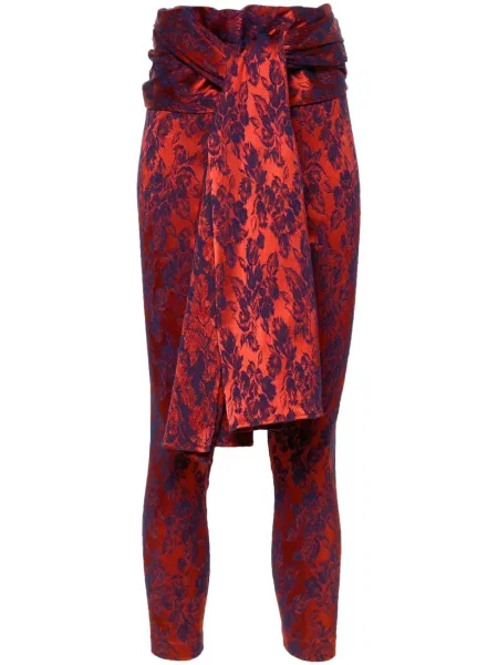 Kalhoty Jean Paul Gaultier Pre-owned červené