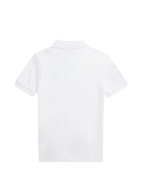 Koszulka polo dziecięca Polo Ralph Lauren biała