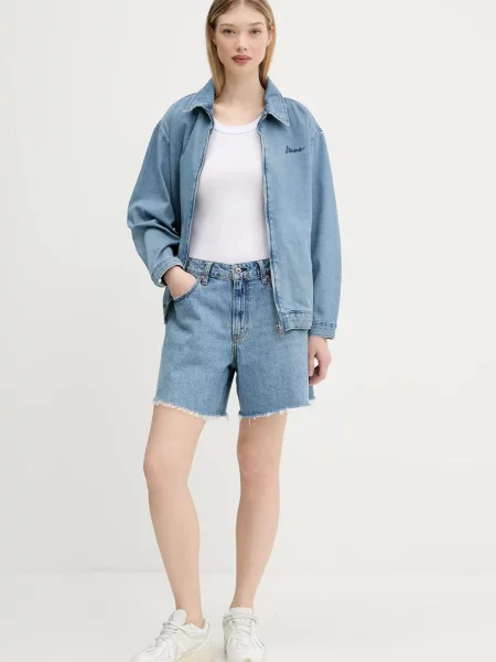 Jeans kratke hlače Abercrombie & Fitch modra