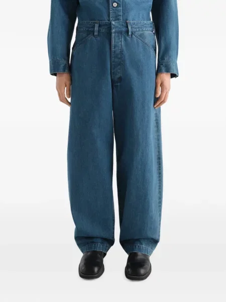 Pantaloni Lemaire albastru
