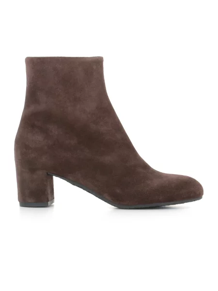 Buty do kostki Del Carlo skórzane brązowe