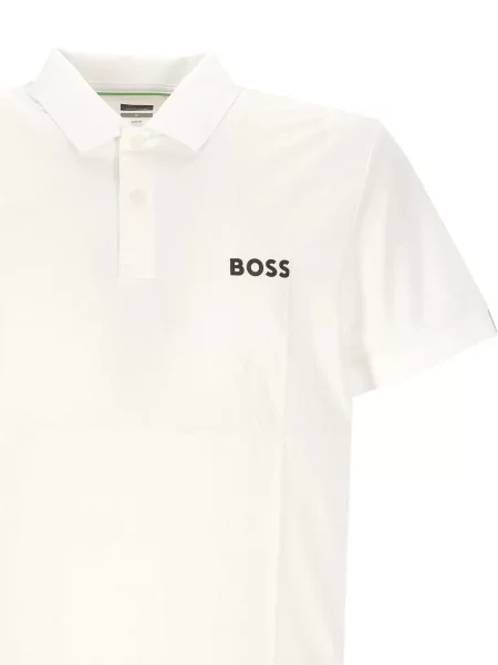 Pólóing Boss nyomtatás fehér