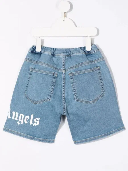 Τζιν σορτς Palm Angels μπλε