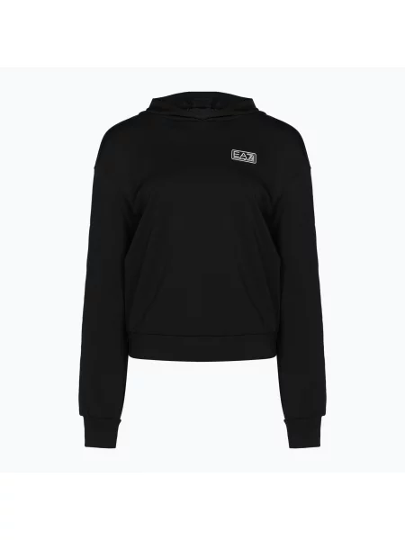 Mikina Emporio Armani Natural Hoodie black černá