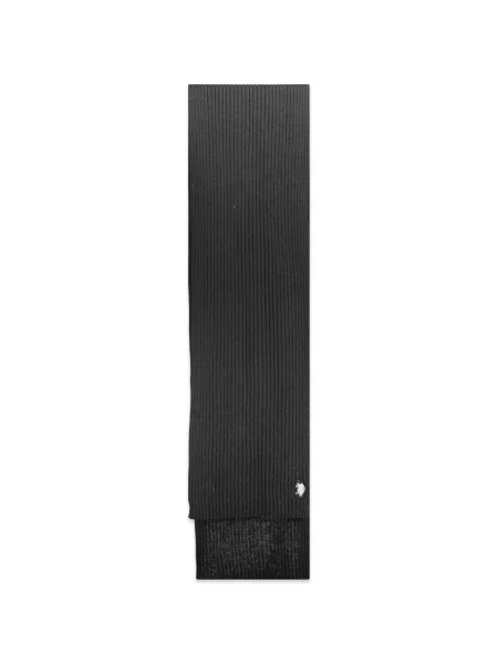 Fular U.s. Polo Assn. cu broderie tricotate negru