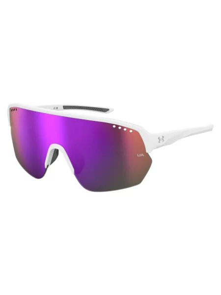 Okulary przeciwsłoneczne Under Armour Gamedat II/G S3 matte white/pink mirror białe