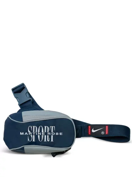 Semišová slip on krátká kabelka Nike modrá