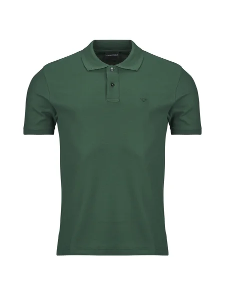 Polokošeľa Emporio Armani zelená