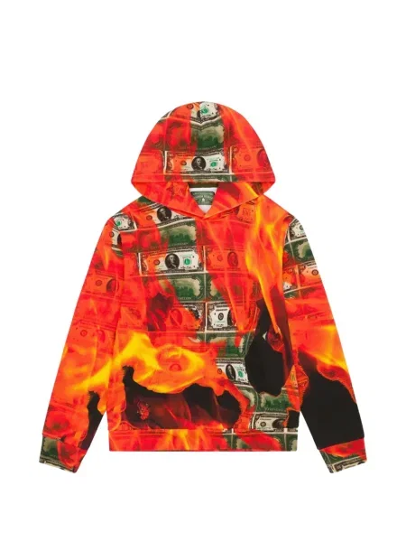 Суичър с качулка Denim Tears оранжево