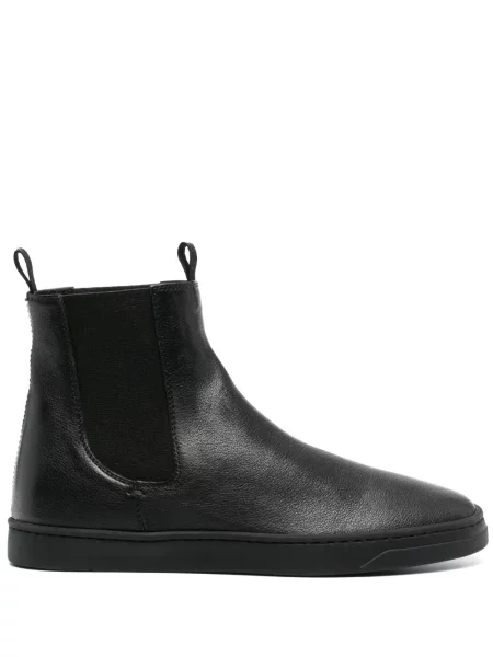 Cizme scurte Officine Creative din piele negru