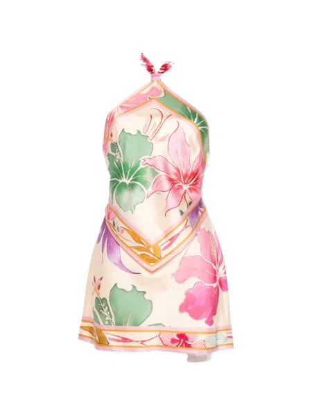 Rochie mini Retrofete cu model floral de costum mini