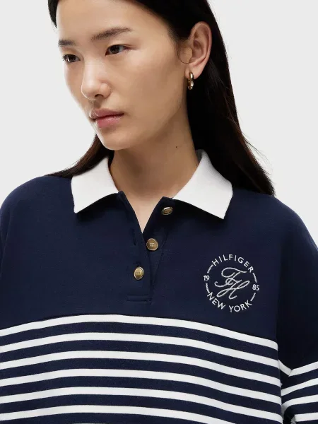 У смужку светр Tommy Hilfiger синій