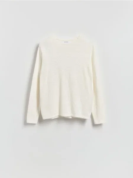 Reserved Pulover din crem