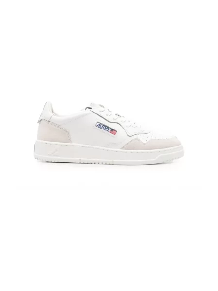 Sneakersy Autry skórzane białe