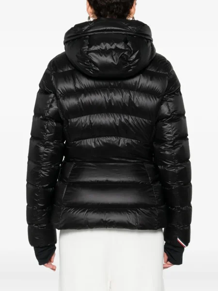 Geacă Moncler Grenoble cu glugă negru