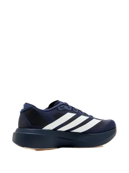 Sneakerși Adidas Adizero alergare cu motiv cu inimi de catifea cord roșu
