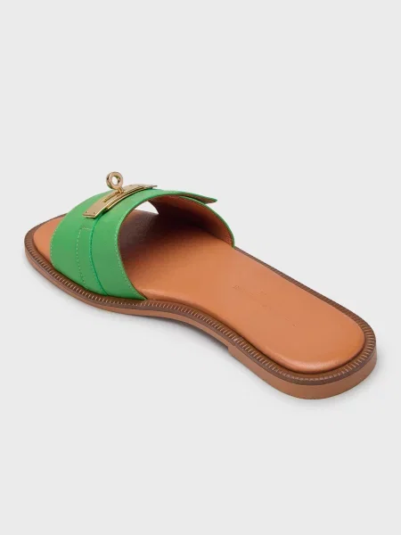 Шлепанцы Roberto Serpentini зеленые