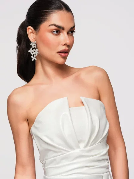 Rochie de seară Edoti alb