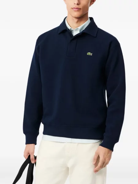 Gulerat tricou polo Lacoste albastru