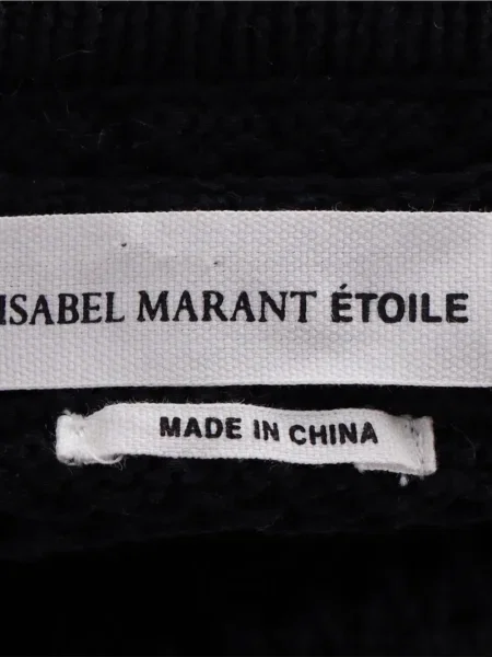 Pulover Isabel Marant ajurat negru